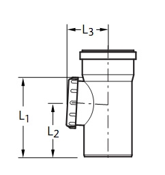 Buderus Труба со смотровым люком D=250 (87090688)  