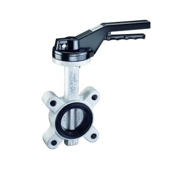 Дисковый затвор Oventrop Запорный клапан Рычаг,-10 до +110C, клин CF8M,Ду65