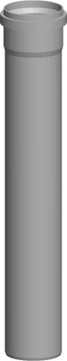 Wolf Дымоход Труба DN60 L:1000 мм, из полипропилена