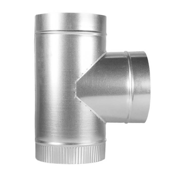 Сэндвич дымоход Дымофф Тройник сэндвич 90 200*130 Цинк/AISI430 0.5мм