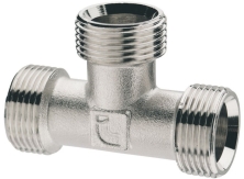 Stout Тройник НН никелированный 1/2"X1/2"X1/2"