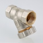 Valtec Фильтр косой 1/2" (c заглушкой)  