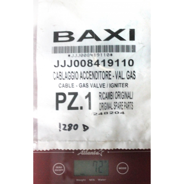   Baxi Проводка электрическая: устройство зажигания/клапан газовый (8419110)  
