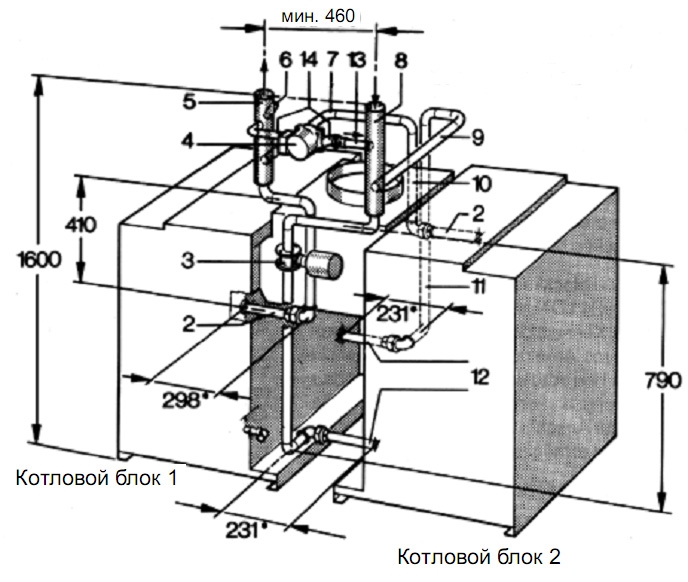 Buderus Комплект подключения G334 (5354782)