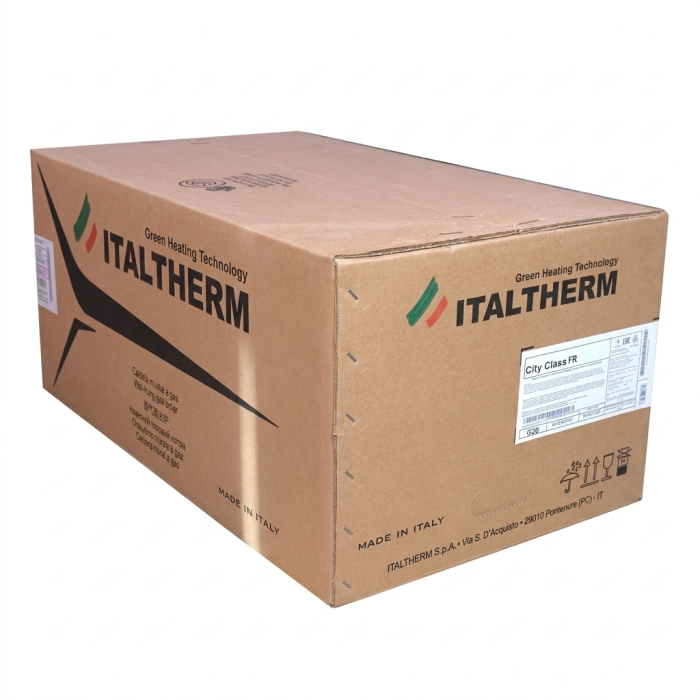 Котел газовый Italtherm CITY CLASS 40 F (WB) Белая панель с кнопками двухконтурный  