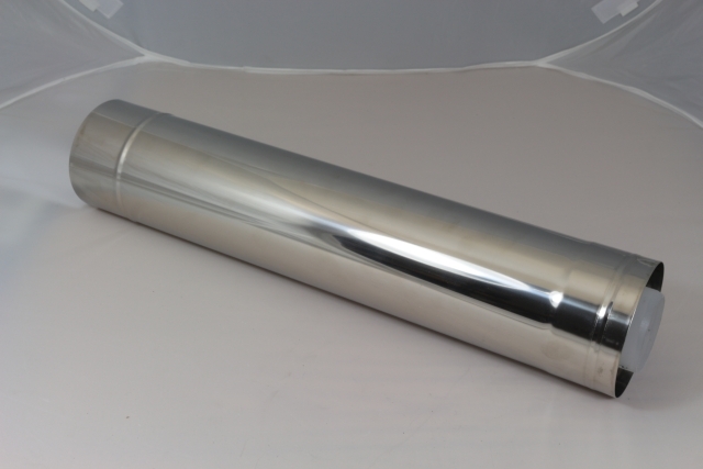 Wolf Дымоход Концентрическая дымовая труба по фасаду DN80/125 L:500 мм нерж. сталь/полипропилен  