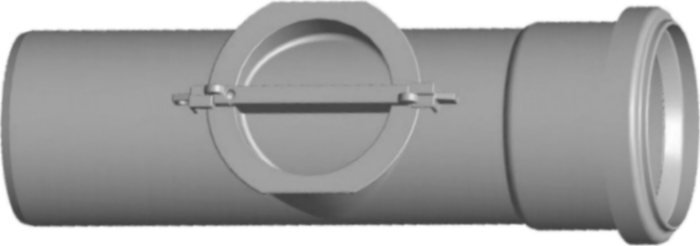 Wolf Дымоход Труба DN60 L:250 мм, с ревизией, из полипропилена  