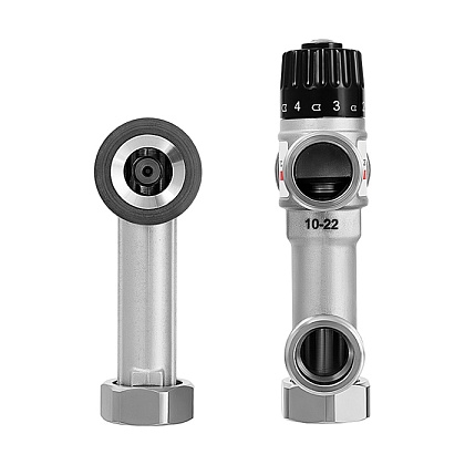 Узел насосный смесительный коллектора тёплого пола Hoobs Тр.= 20?43°C без насоса  