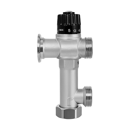 Узел насосный смесительный коллектора тёплого пола Hoobs Тр.= 20?43°C без насоса  