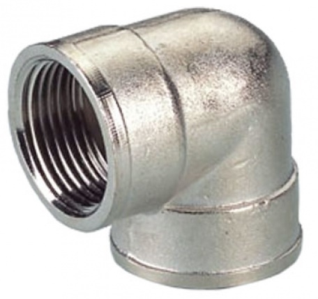 Уголок из латуни никелированный внутр./внутр. 3/4х3/4  