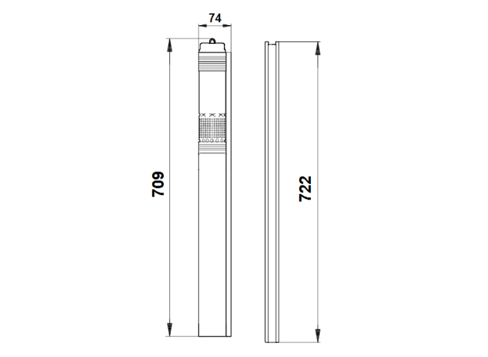 Скважинный насос Grundfos SQE 5-15 NE (230В)  