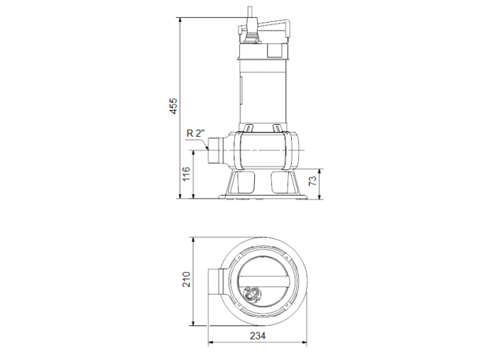 Дренажный насос Grundfos Unilift AP50B.50.15.3.V  