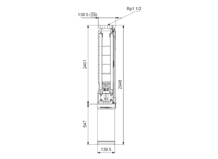 Скважинный насос Grundfos SP 7-42 (380В)  