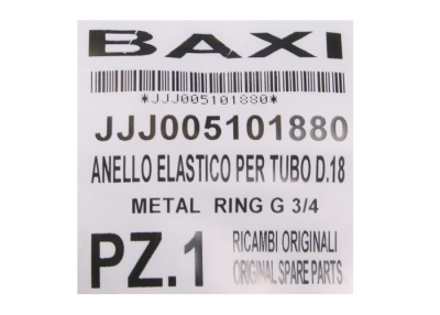 Baxi Кольцо эластичное d=18