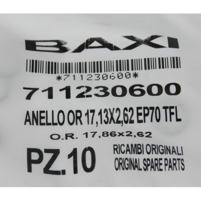   Baxi Уплотнение кольцевое 17,13X2,62  
