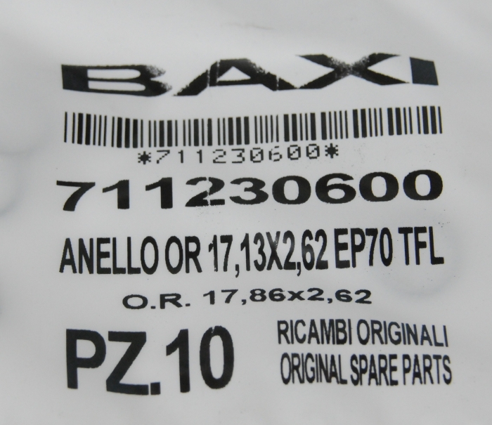   Baxi Уплотнение кольцевое 17,13X2,62  