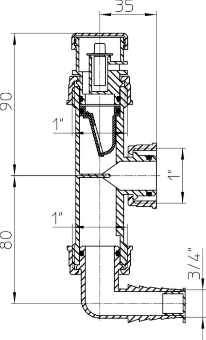 HL 2 Сдвоенный соединительный элемент для стиральных машин, 1