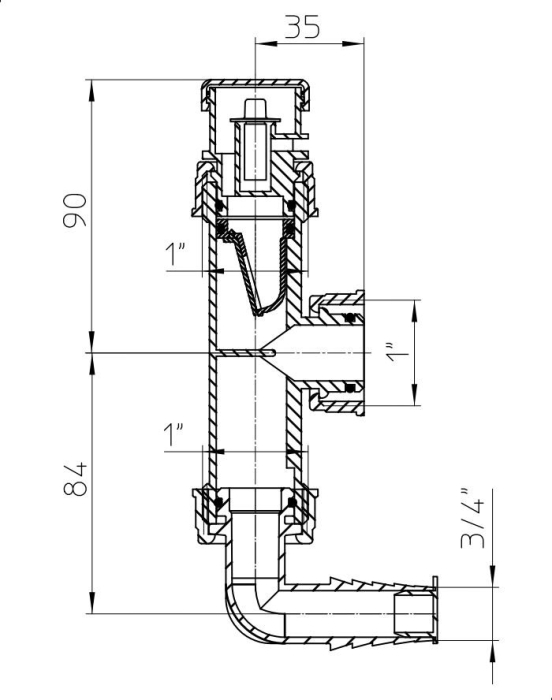 HL 2 Сдвоенный соединительный элемент для стиральных машин, 1
