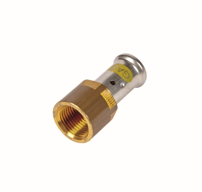 Henco Муфта ВР, латунь пресс (газ), 26x3/4