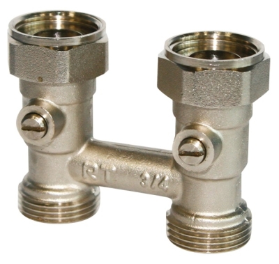 Stout Узел ниж/подк. рад. для двухтрубной системы, п. 3/4