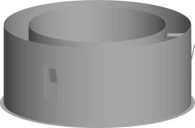 Wolf Дымоход Вкладка в стену DN250/350, из нержавеющей стали