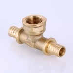 Valtec Тройник надвижной с переходом на вн.р. 16(2,2) х 1/2 х 16(2,2)  