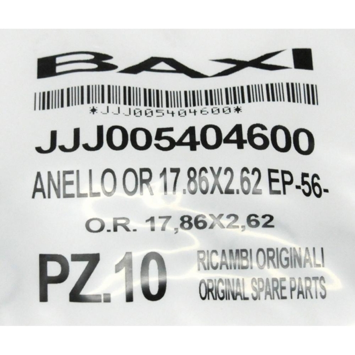 Baxi Уплотнение кольцевое 17,86х2,62  