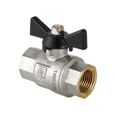 Valtec Кран шар. PERFECT, рукоятка бабочка 1" вн.-вн.  