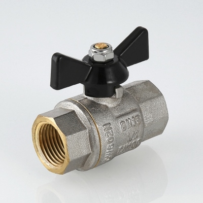 Valtec Кран шар. PERFECT, рукоятка бабочка 1 вн.-вн.