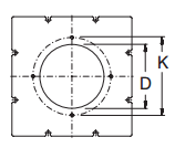 Buderus Пластина с отверстиями SB745 D230 (63029966)