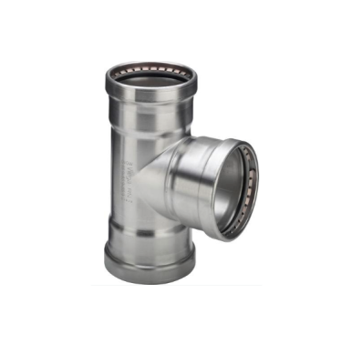 Viega Тройник пресс 64x35x64 нерж.