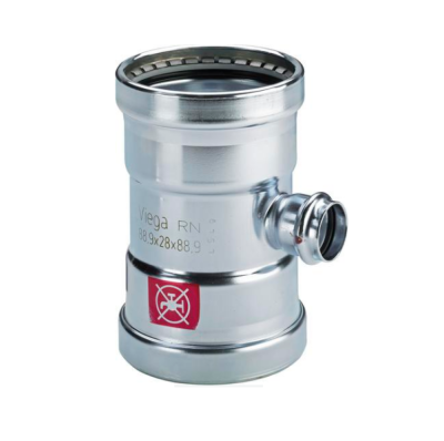 Viega Тройник пресс 64х28х64 оцинк.