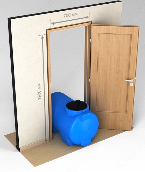 Ёмкость для воды Экопром H 300л  